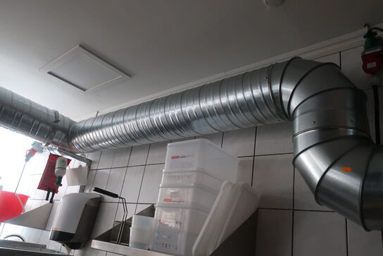 Udsugningsmotor EXHAUSTO BESF20141 samt rør