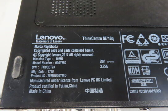 Computer LENOVO THINKCENTRE M710q