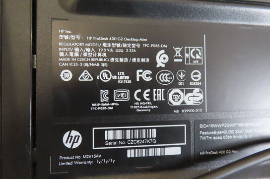 Computer HP Prodisk 400 G2 Deskktop Mini