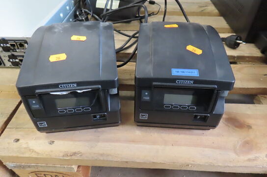2 stk. Bonprintere CITIZIN  CT-S851III
