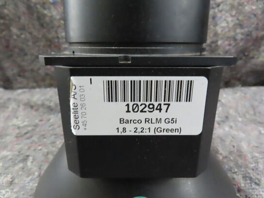 Objektiv - BARCO RLM G5i 1,8 - 2,2:1 (Green) (MOMSFRI)