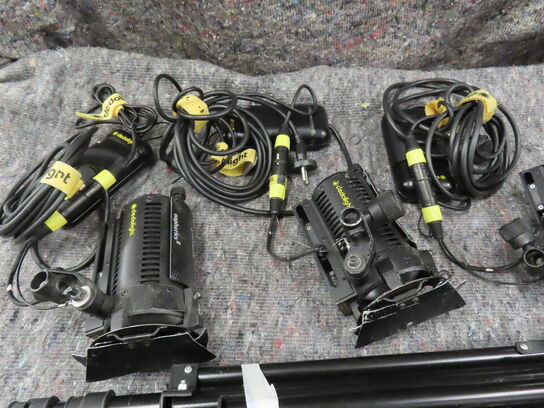 3 stk Dedo light 100 W/12 Volt DLH4  og trafo 230 v til 12 volt (MOMSFRI)