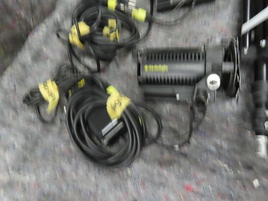 3 stk Dedo light 100 W/12 Volt DLH4  og trafo 230 v til 12 volt (MOMSFRI)