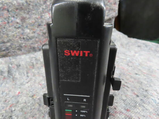 Oplader til 2 batterier - SWIT (MOMSFRI)