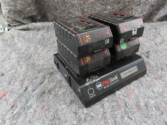 4 stk. batterier og oplader - PAGLINK PL16 (MOMSFRI)