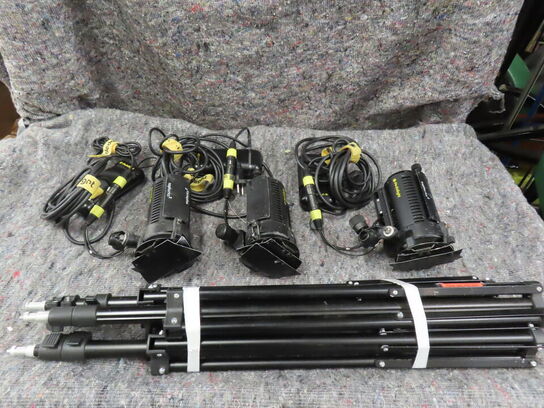 3 stk Dedo light 100 W/12 Volt DLH4  og trafo 230 v til 12 volt (MOMSFRI)