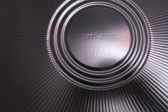 Ca. 100 stk. runde emballage med låg Ø 38