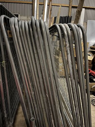 20 stk. byggepladshegn med palleramme