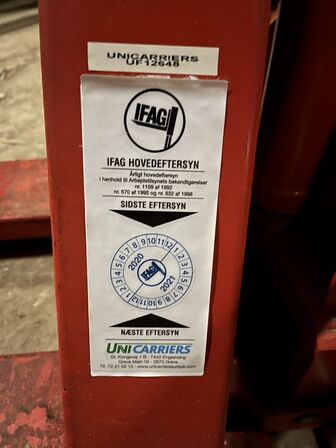 El. palleløfter NP TRUCKS EHL 1000/3 - 1000kg