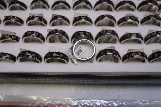 114 stk. ringe MOOD RINGS