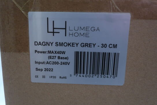 Pendel LUMEGA DAGNY smokey grey - 30 cm. 