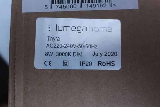 6 stk. væglamper LUMEGA THYRA 