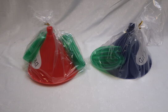 14 stk. enkelt & 12 stk. dobbelt øl bong tragte