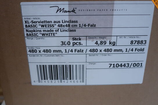 800 stk. servietter linclass quality