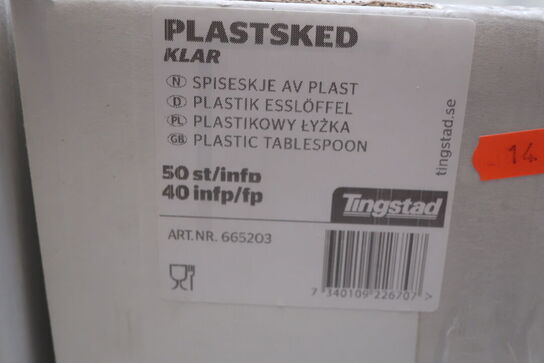 4000 stk. plastikskeer klar 