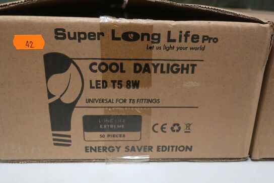 100 stk. lysstofrør led 8w cool daylight