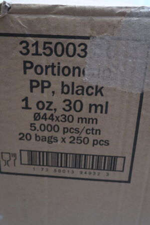 3000 stk. portioncup 30 ml. med låg