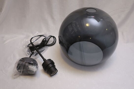 Pendel LUMEGA DAGNY smokey grey - 30 cm. 