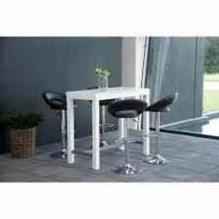 Plump Barstol sort (1 stk) 