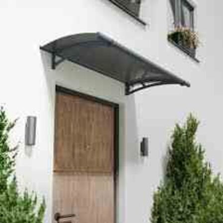 Palram - Canopia Aquila 1500 røgfarvet grå dørbaldakin 