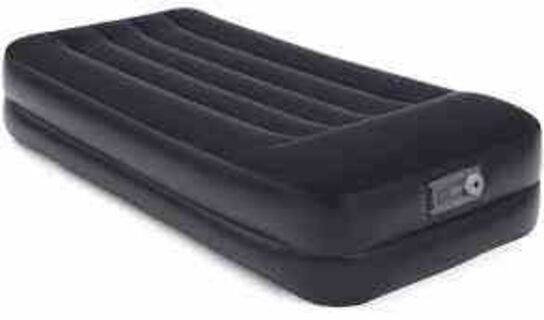 Bestway enkel luftmadras med indbygget pumpe 180x85x43 cm 