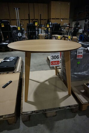 Roxby spisebord rundt Ø: 105 cm Eg-look 