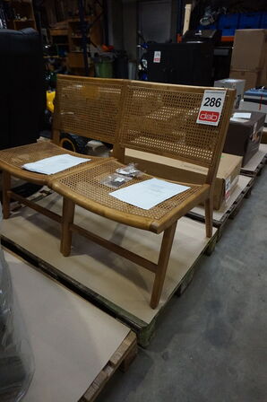 2 stk Teresa loungestole - valnød