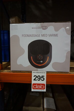 Massage Pro fodmassage med varme 