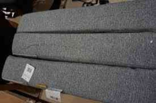 Sleepy single Foldemadras 70x200x12 cm Lysegrå 