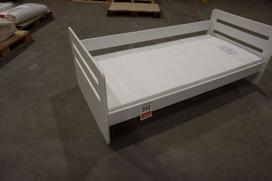 Alpha juniorseng med madras 80x160 cm - hvid