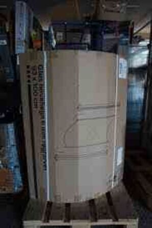 2 stk Buede Nordic Glashavehegn Røgfarvet 93x100 cm