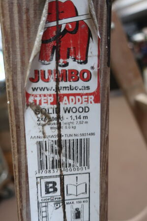 2 stk. stiger JUMBO 