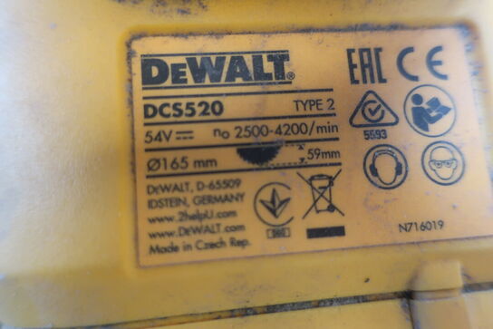 Dyksav DEWALT DCS520