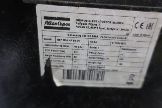 Generator ATLAT COPCO