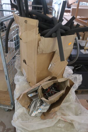 Div. Isolering, bagstop, tagbinder m.m.