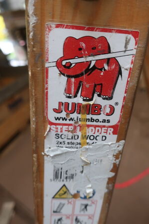 2 stk. stiger JUMBO 