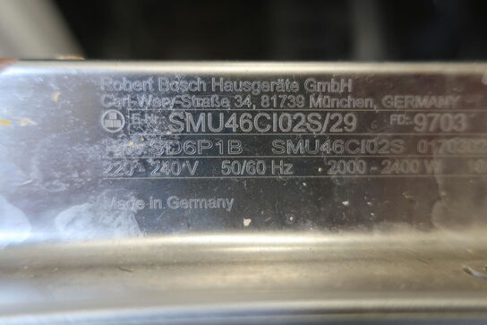 Opvaskemaskine BOSCH SMU46C102S/29