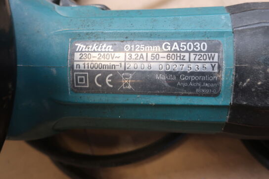 5 stk. el-værktøj MAKITA og BOSCH