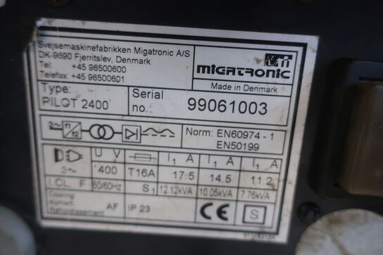 Svejsemaskine MIGATRONIC pilot 2400