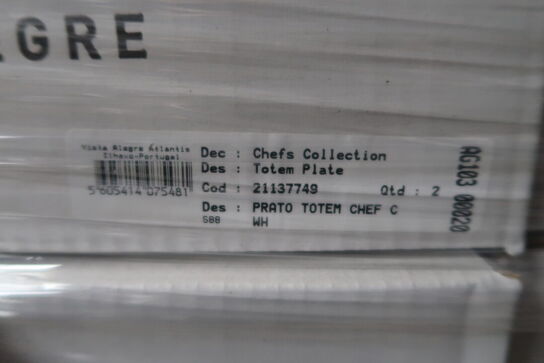 6 stk. tallerken VISTA ALEGRE Chefs Collection Totem Plate