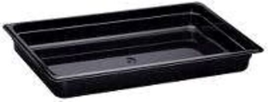 6 stk. Kantine 1/1 GN  D65 mm sort Cambro