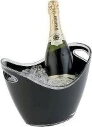 12 stk. Vinkøler sort B270 x D200 x H210 mm Akryl