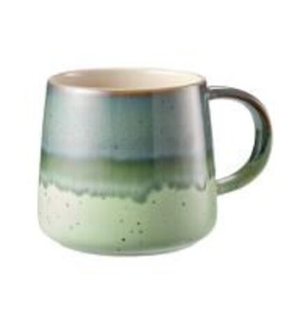 24 stk. Krus m/hank grøn 38 cl