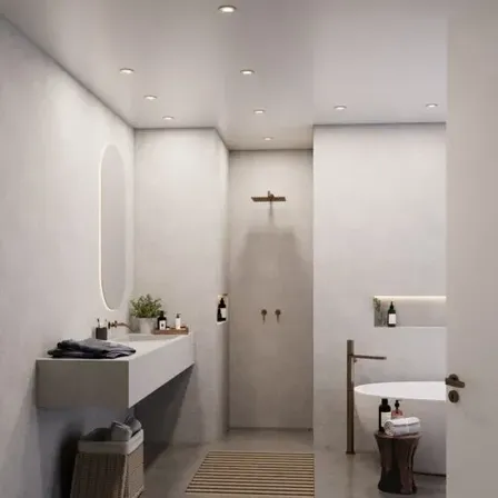 19 stk. nordlux dorado downlight ip65 3 kit m. dæmp nikkel(ubrugt)