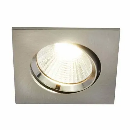 17 stk. nordlux carina downlight 3 kit firkantet mat nikkel(ubrugt)
