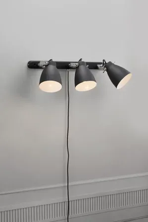 Nordlux largo tredobbelt spot sort(ubrugt)