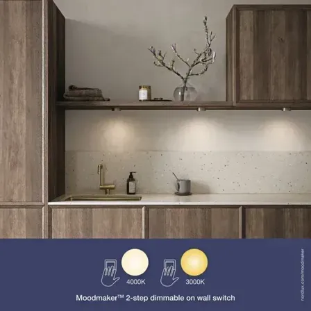 13 stk. nordlux kitchenio downlight 1 kit hvid m. moodmaker(ubrugt)