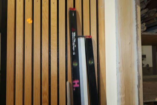 6 stk. vaterpas bl.a. STANLEY m.fl.