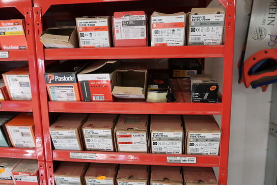 Div. Kiler, skruer WÜRTH, rawplugs m.m. (reoler medfølger ikke)