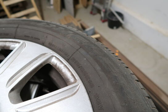 4 stk. alufælge med dæk BRIDGESTONE 215/65R16